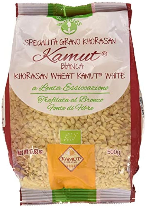 Probios Khorasan Kamut Pasta Trigo - Paquete de 12 x 500 gr - Total: 6000 gr mL936bHF
