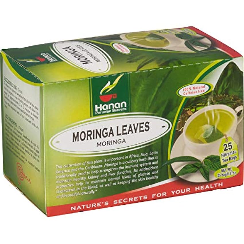 Té Moringa - 25 filtrantes de té herbal del Perú - Hoja