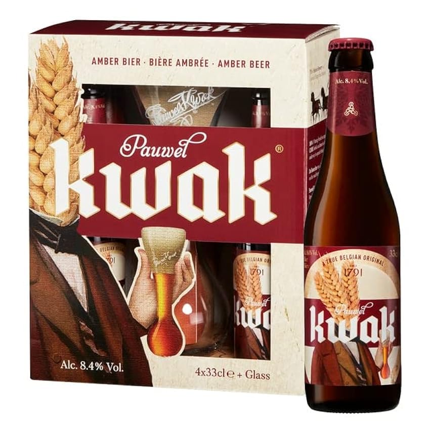 Estuches de Cerveza para Regalar | Pack 4 cervezas Kwak