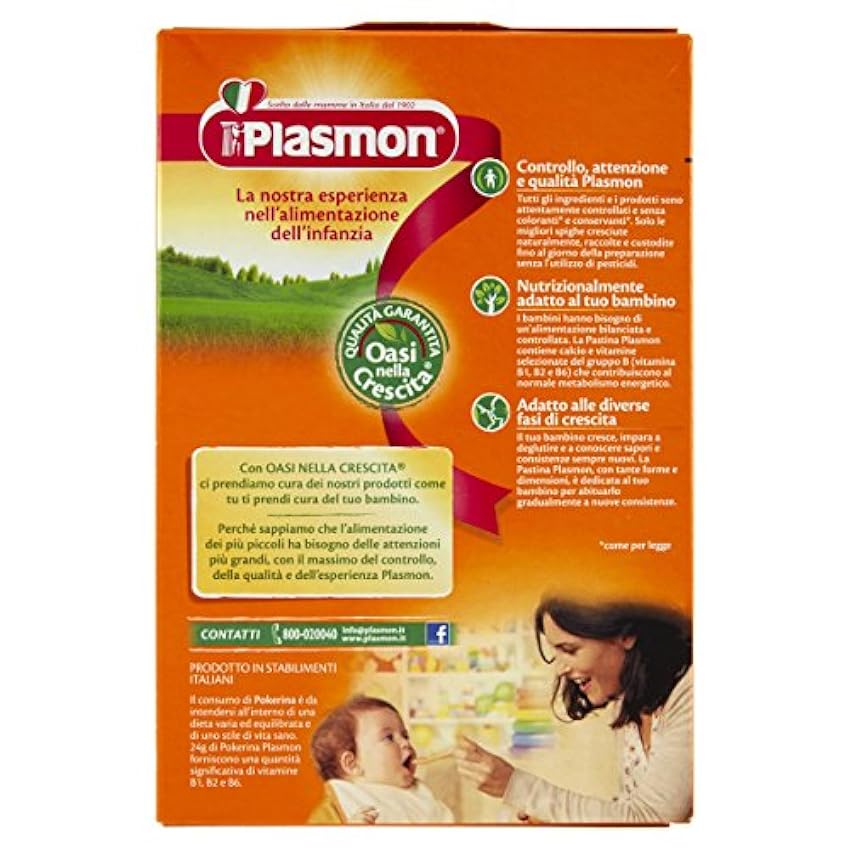 Plasmon Oasis Crescita Pokerina Desde 6 Meses – 340 g ngK3ACO9