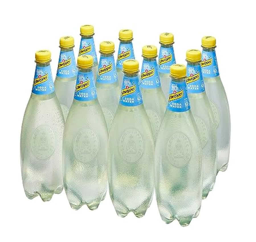 Schweppes Soda Water, Bebida Refrescante - Botella PET,