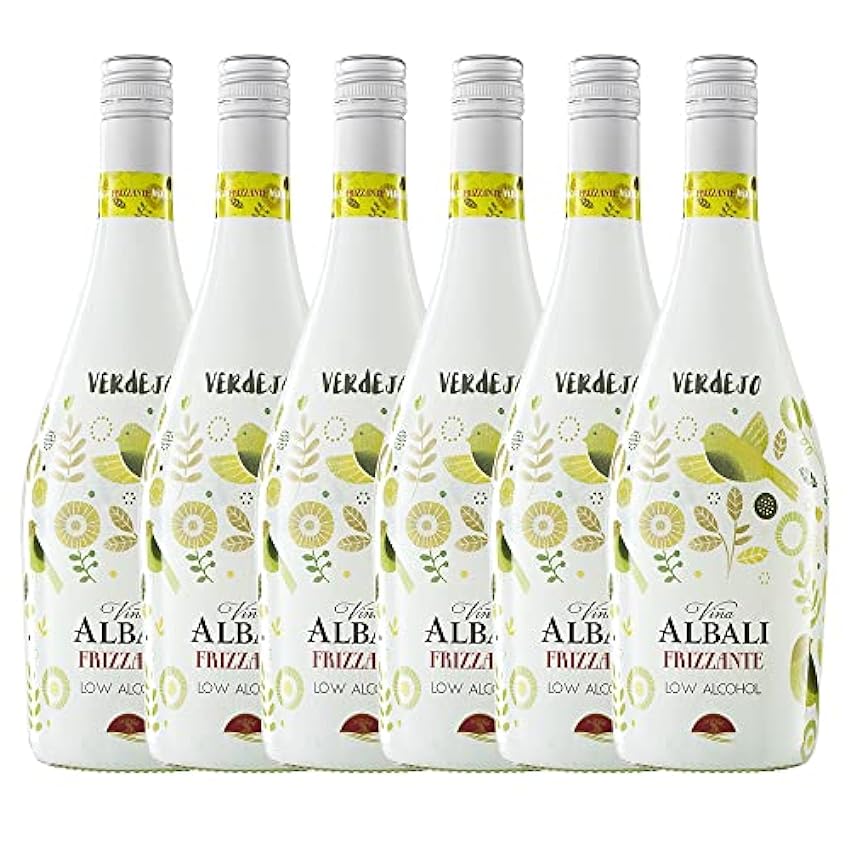 VIÑA ALBALI Frizzante 5.5 Blanco Verdejo - 6 botellas x 750ml - Total:4500ml k5farxAy