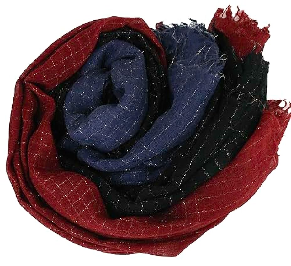 Cesto de regalo de lujo bufandas para mujer mantón estola abrigo súper suave cálido acogedor - 3 colores bufandas iLtwMT1Y