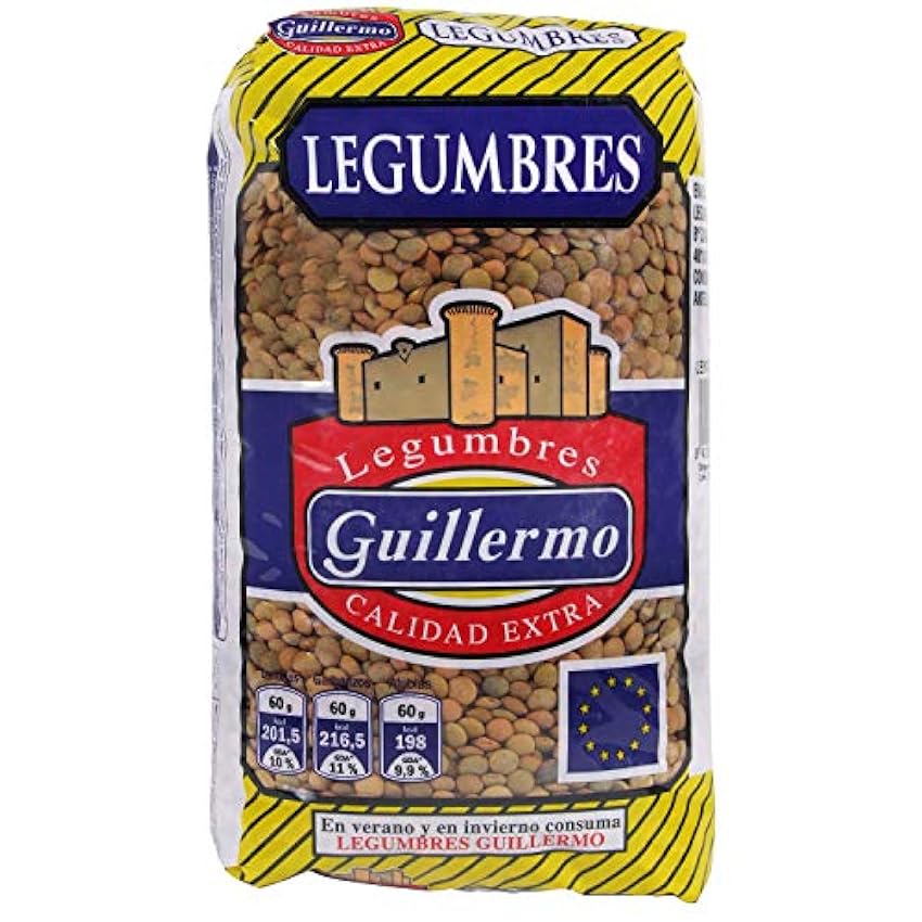 Guillermo | Lenteja castellana - Paquete 1kg. | Calidad