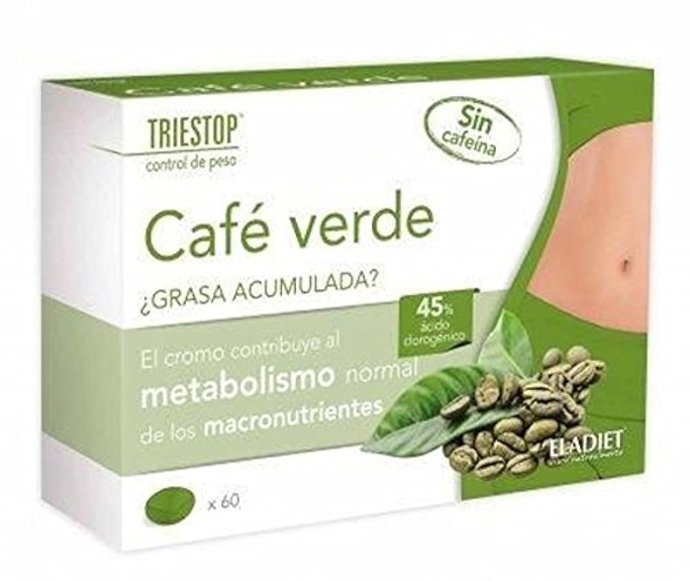 Triestop Café Verde 60 comprimidos de 600 mg. de Eladie