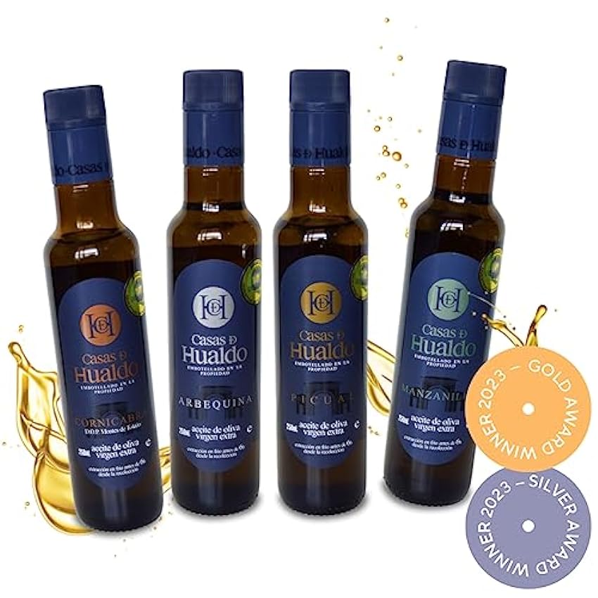 SET de regalo de aceite de oliva | 4 variedades: Picual