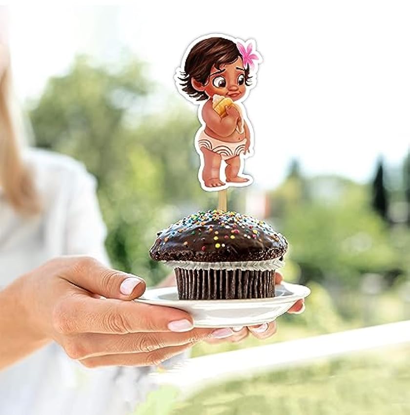 Baby Mona Cupcake Topper PCDYeixb