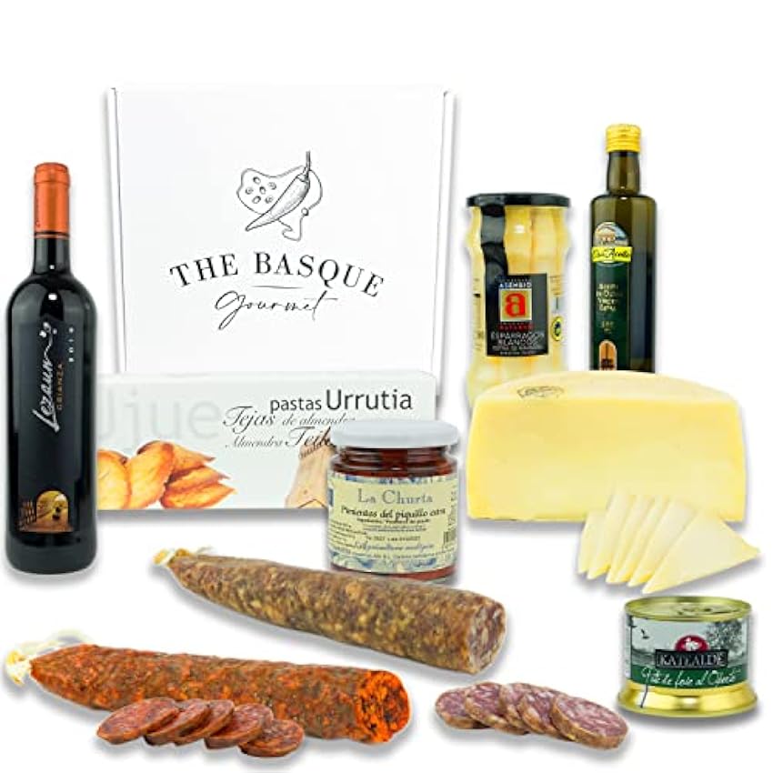THE BASQUE gourmet - Cesta Gourmet para Regalar de Productos de Euskal Herria (LOTE 3) KaKJEw7e