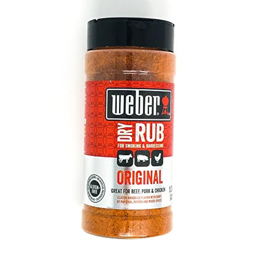 Weber Smoking and Barbecuing Original Dry Rub, 15.25 Ounce lbBX7S6Z