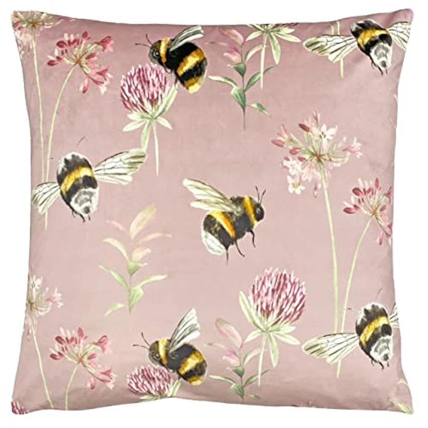 Evans Lichfield Country Bee Garden - Cojín (Relleno de Plumas, 43 x 43 cm), Color Morado IS9LTj3s