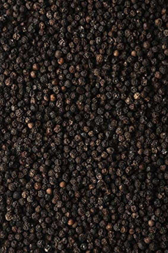 Biojoy Pimienta negra en grano BÍO (1 kg), entera y seca, sin aditivos, para molino, gourmet (Piper nigrum) NIfNl2Nj