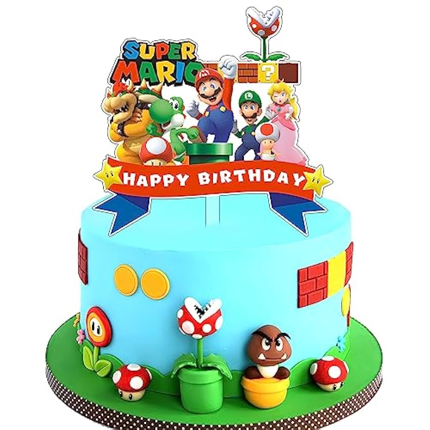 Decoración de Pasteles de Acrílico, Cake Topper, Decoraciones de Acrílico de Tarta, Happy Birthday Cake Topper, Decoración de Tartas para Fiestas de Cumpleaños P3crYRYZ