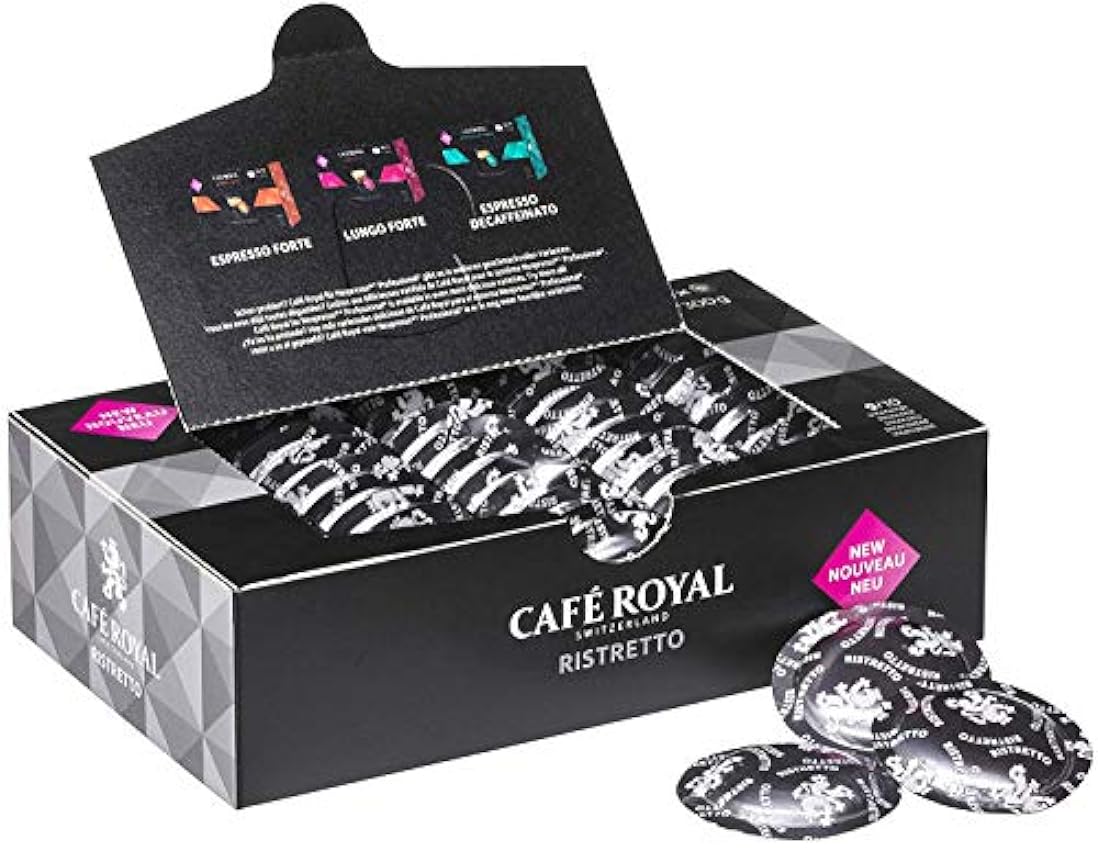 Café Royal Ristretto 300 cápsulas compatibles para Nespresso (R)* Professional (R)*, Intensidad: 9 de 10 , Pack de 6 x 50 cápsulas mqiODHql