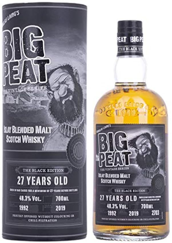 Douglas Laing BIG PEAT 27 Years Old THE BLACK EDITION 2019 48,3% Vol. 0,7l in Giftbox HMeMj7Aw