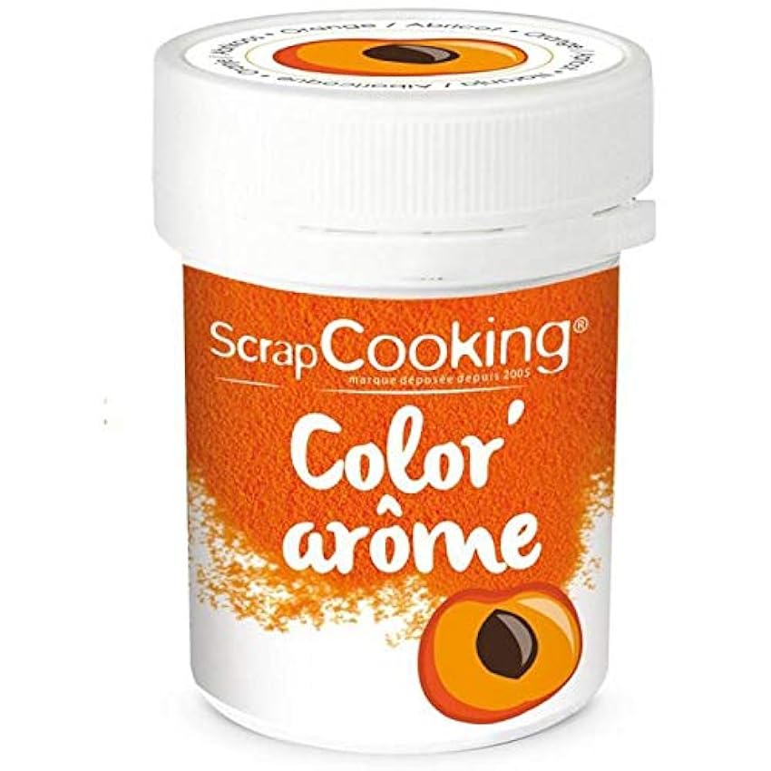 Colorante alimentario naranja con sabor a albaricoque 1