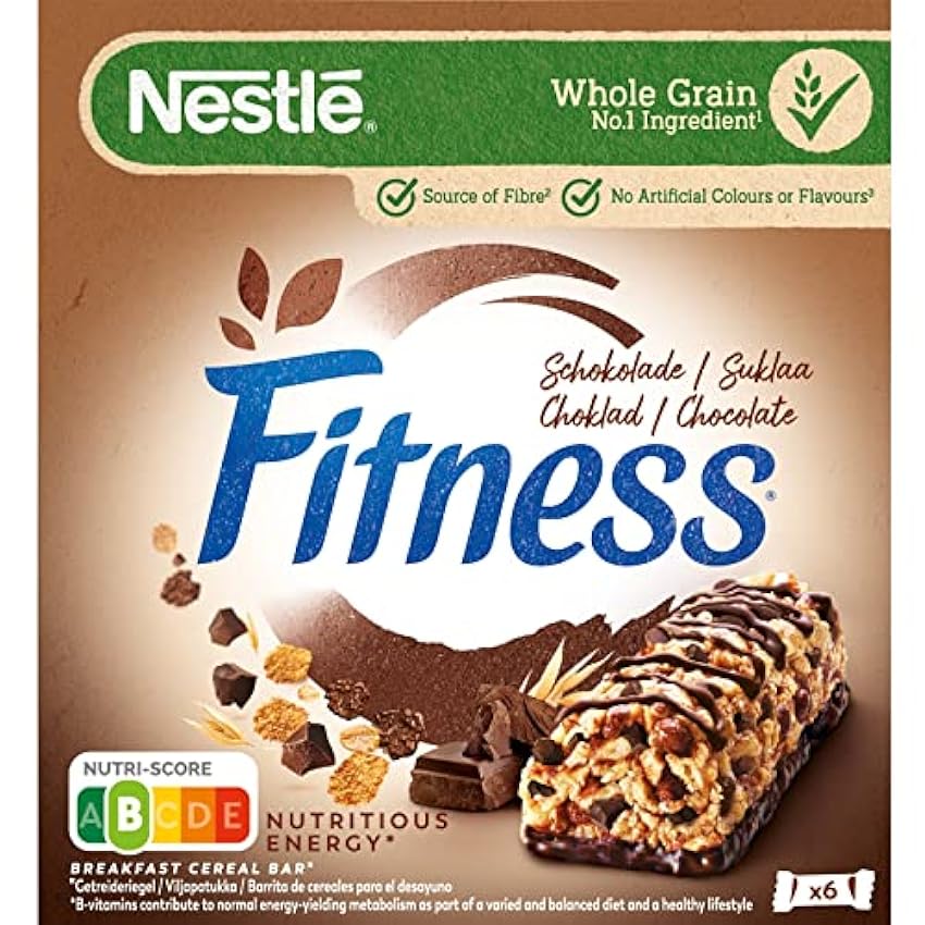 Cereales Nestlé Fitness Chocolate Barritas pack de 8 x 6 (48 barritas) Iif6xJU8
