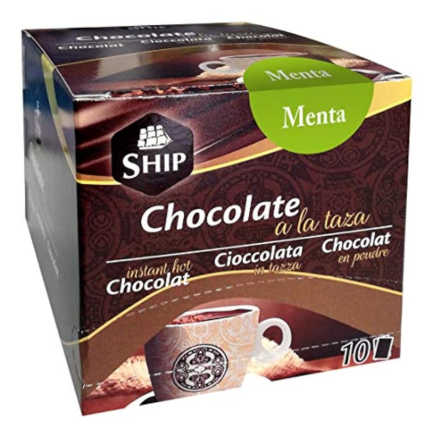 Ship - Chocolate a la Taza de Menta - Pack de 10 Sobres