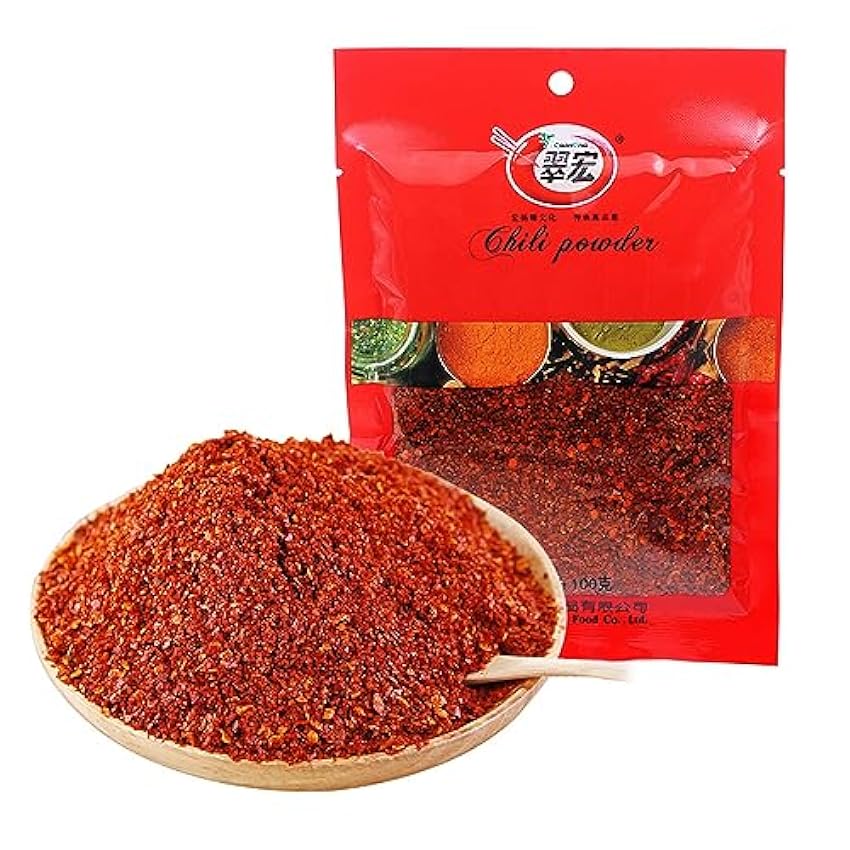 Polvo de chile rojo chino de Sichuan 100g, Importado original de Sichuan, China. pnSW2dAW