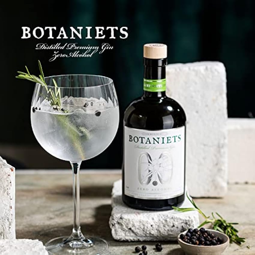 BOTANIETS - Gin original 0,0% - Bebida sin alcohol - Gin Premium - 500 ml mwVlBsTR