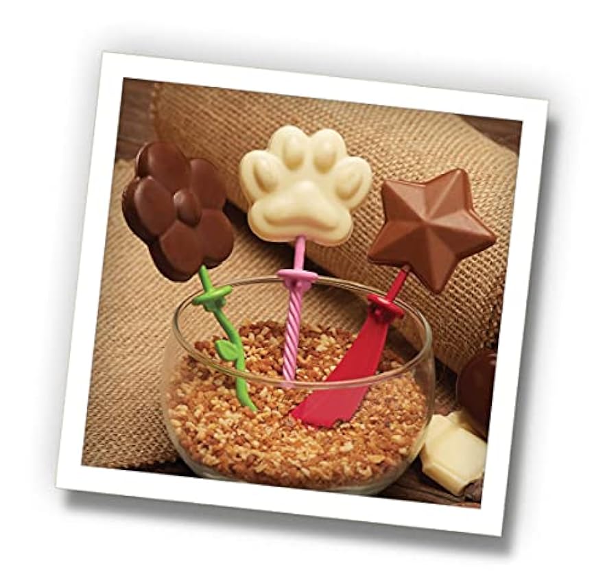 Goliath Kids Cook 918532.006 - Juego para crear piruletas de chocolate - A partir de 5 años de edad, Blanco (versión en francés) jD35MF8V