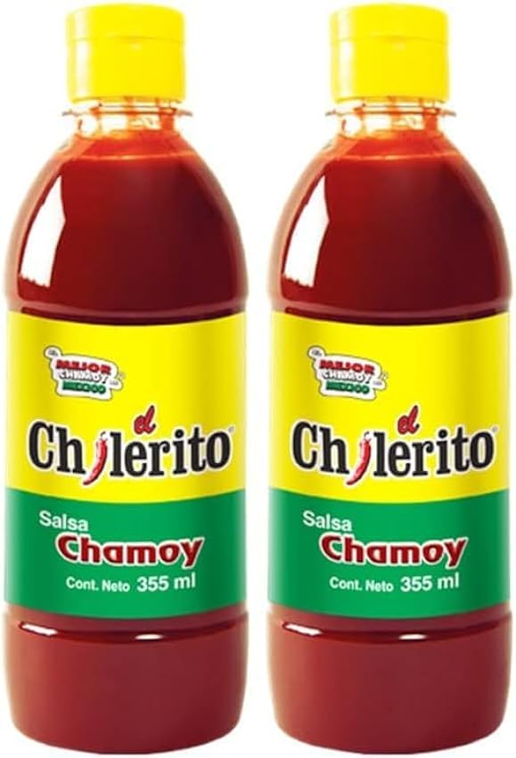 El Chilerito - Deliciosa Salsa Sabor Chamoy de 355 ml - Pack de 2 Promoo mujClDdm