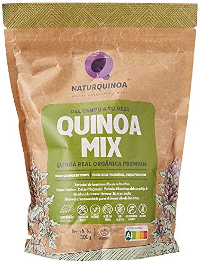 Quinoa En grano Mix 300 gr Doy Pack IjG40EUq