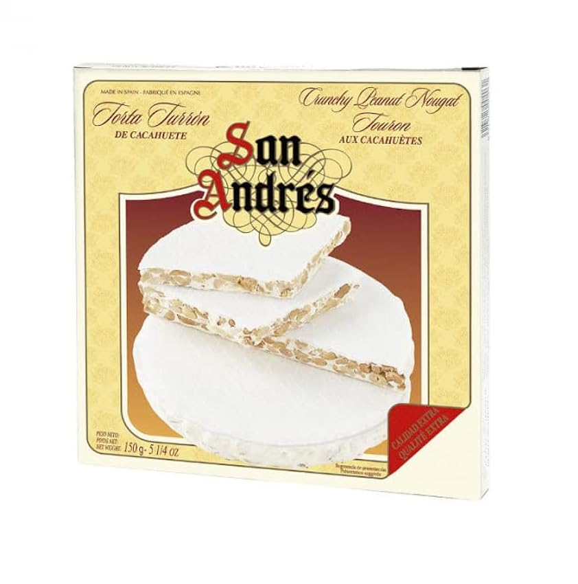 San Andres Pastel de cacahuetes imperiales, 150 g N30UAKQn