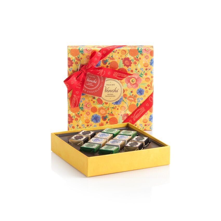 Venchi - Colección Brotes de Primavera - Cofre de Regalo con Bombones Cremini, 127 g - Idea de Regalo - Sin Gluten NF7ixIOd