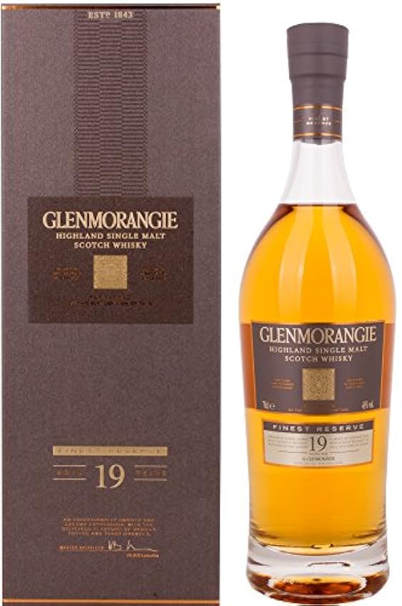 Glenmorangie 19 Years Old Finest Reserve Highland Single Malt Scotch Whisky in Gift Box - 700 ml IFXMzeu5
