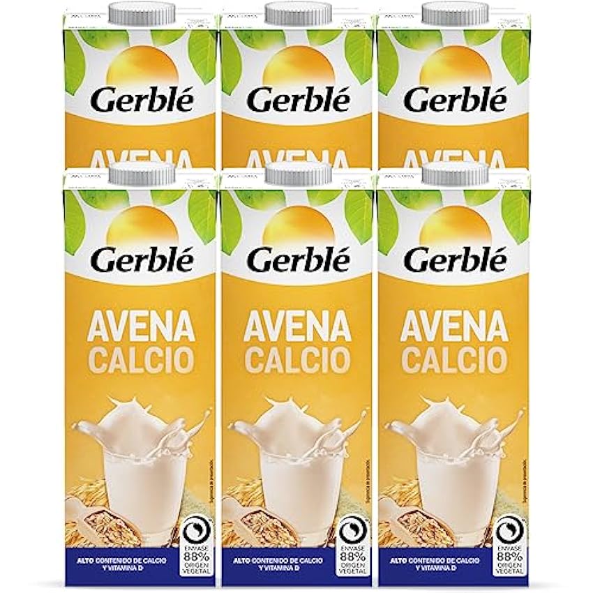 Gerblé - Bebida de Avena Calcio, Bebida Vegetal con Baj