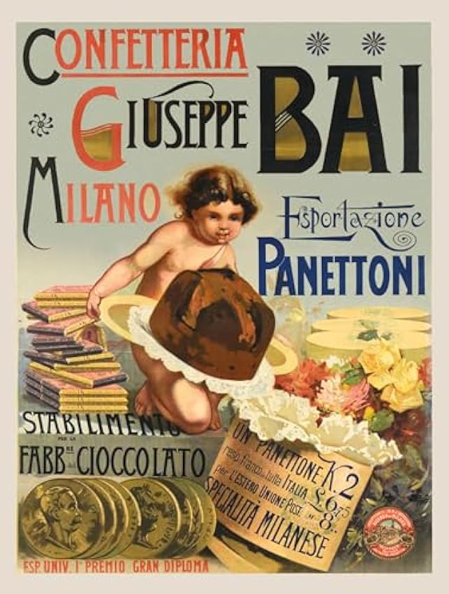 BAJ 1768 - Panettone Mugnaga Meneghina (Albaricoque) - 1 kg - Con folleto histórico k664Mbsp