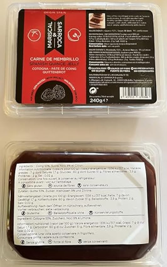 Carne de membrillo con nueces Mariscal & Sarroca - 240g I38qUe4t