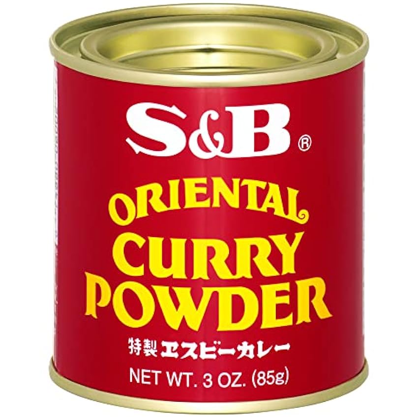 S&B - Curry Japonés, Curry Spice en Polvo, Sazonador Picante, Sabor Picante Suave, Condimento ideal para tus Recetas - 85 g NouK6y86