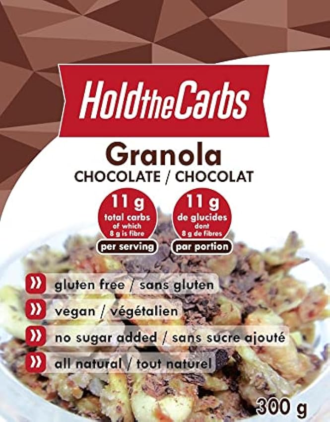 HoldTheCarbs - Low Carb Granola Low Carb Granola - Chocolate 300g MpJjPr1a