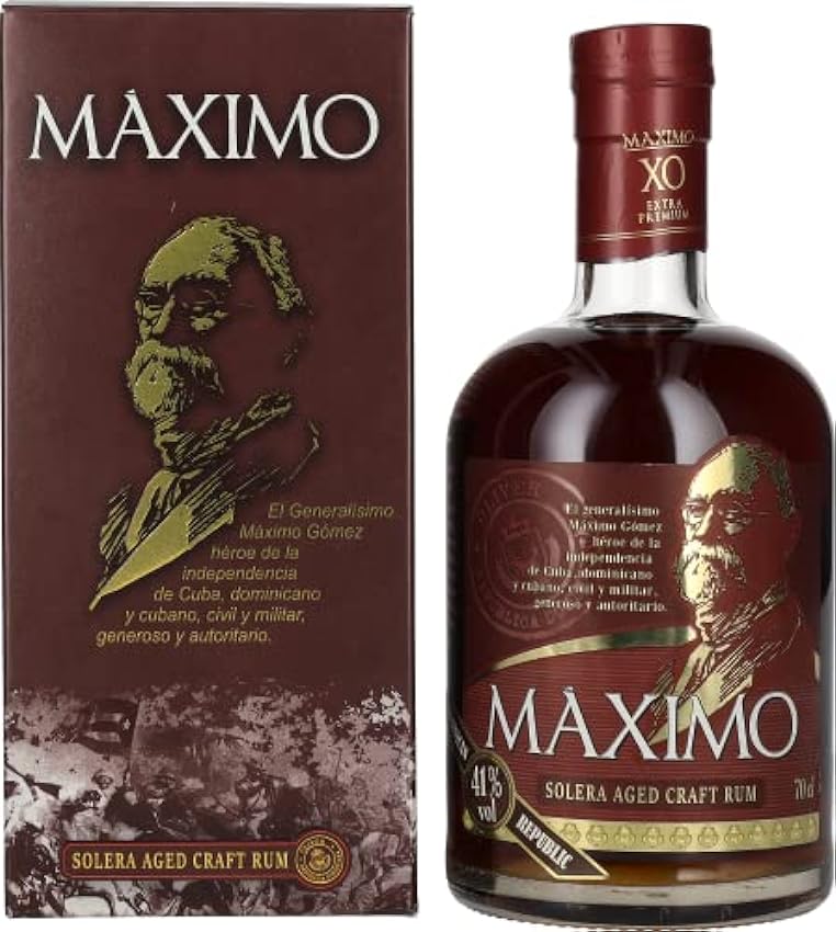 Maximo XO Extra Premium Solera Aged Craft Rum 41% Vol. 