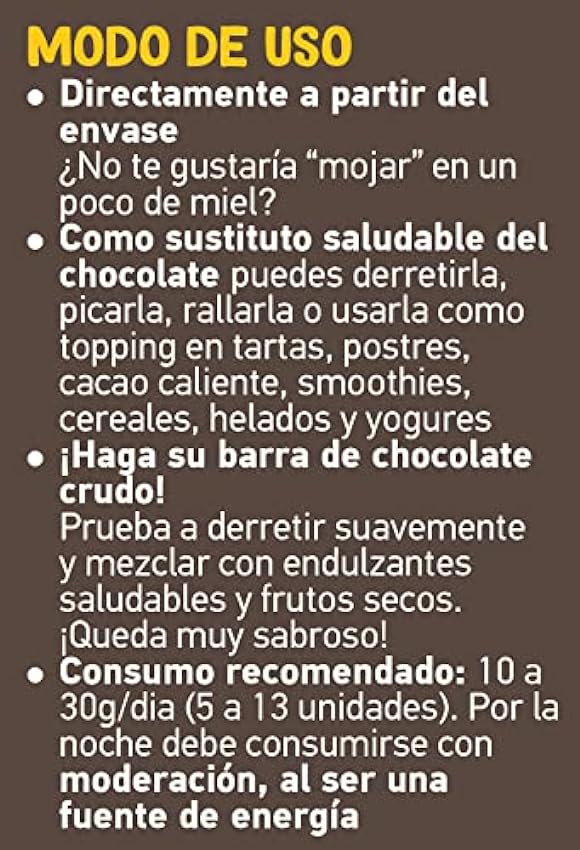 CRUDO | BAMBOO STORY | Pasta Cacao | Obleas | Criollo | Peruano | Ecológico | 900g | 100% Puro | Masa GTKrGHEW