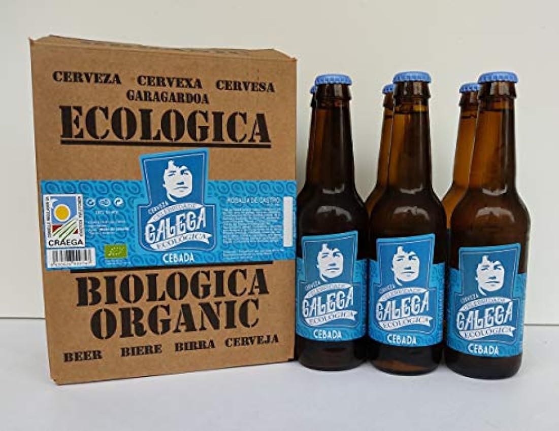 Cerveza Artesana Ecológica CELEBRIDADE GALEGA CAJA DE 6 X 33CL iqzYBBJm