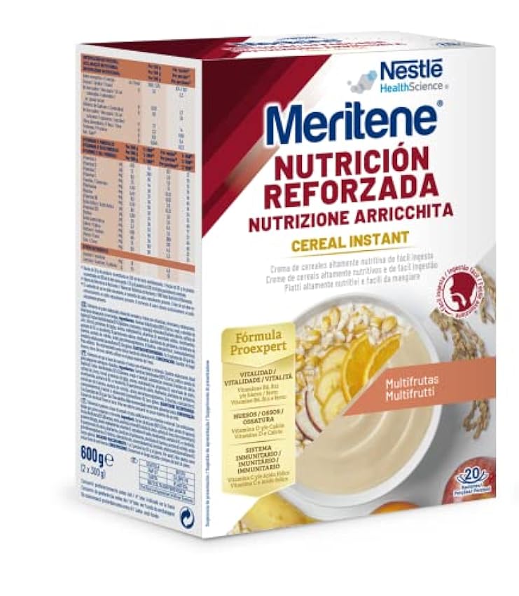 Meritene® Cereal Instant - Multifrutas - 2 sobres de 30