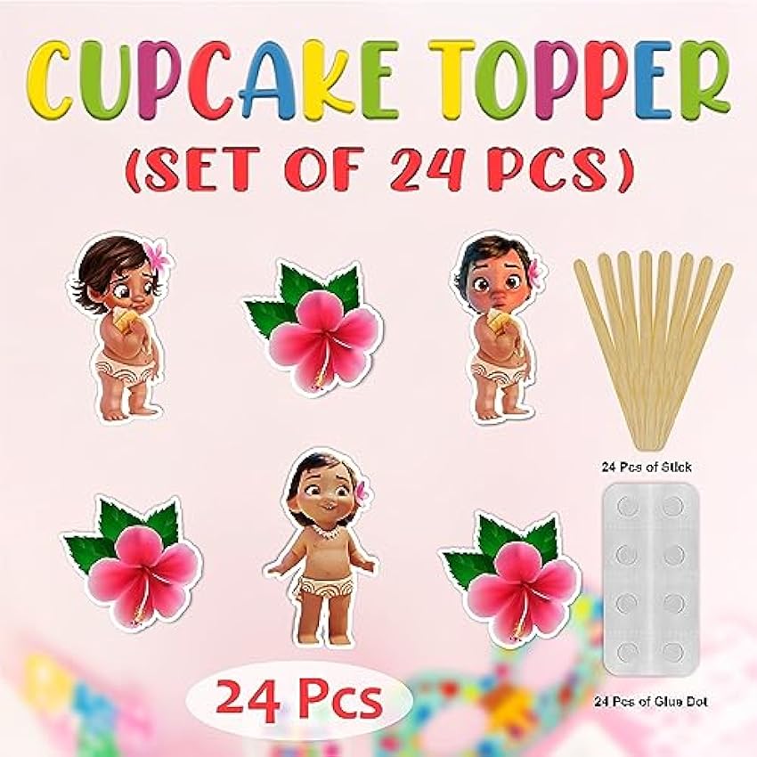 Baby Mona Cupcake Topper PCDYeixb