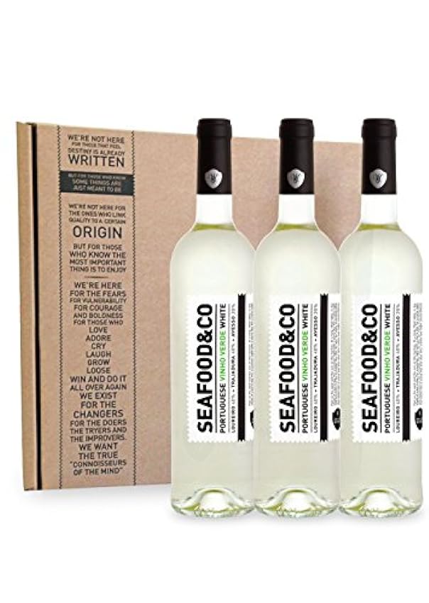 Seafood&Co. Verde White Wine - 75 cl (x 3 bottles) kDE6