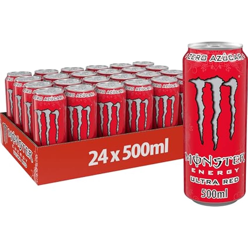 Monster Energy Ultra Red Bebida Energética Sin Azúcar S