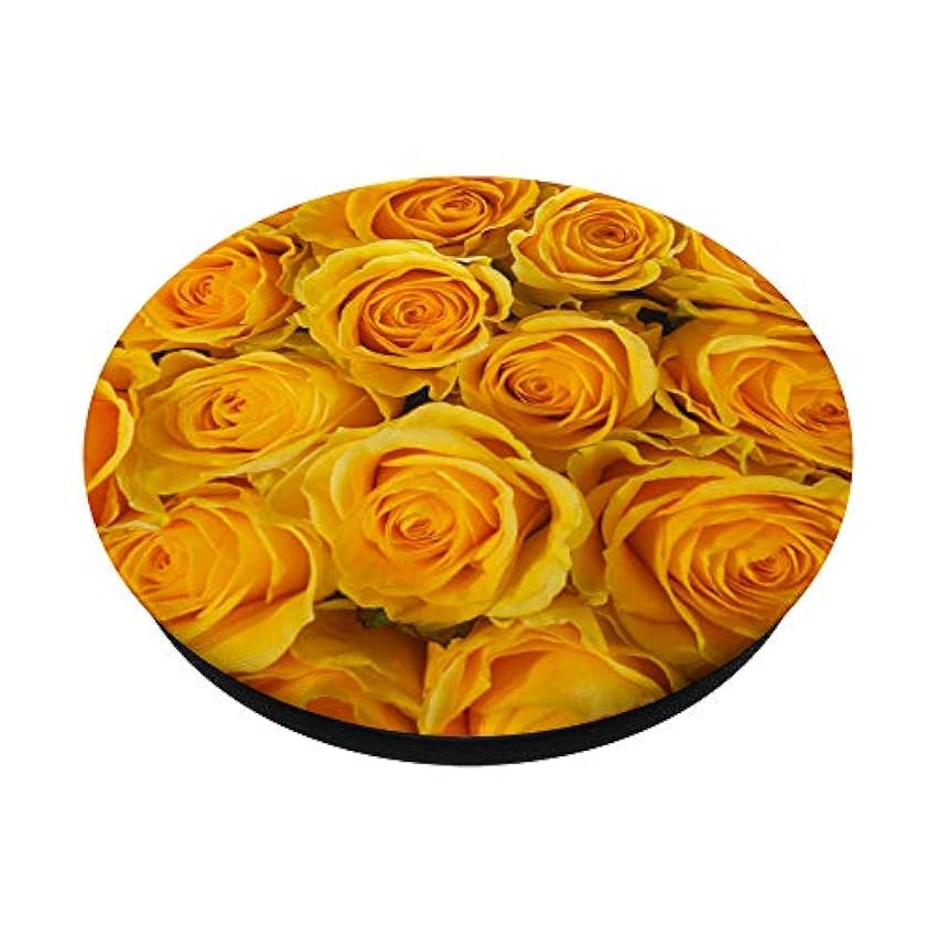 Ramo de flores de rosas amarillas PopSockets PopGrip: Agarre intercambiable para Teléfonos y Tabletas HBmLfYXH