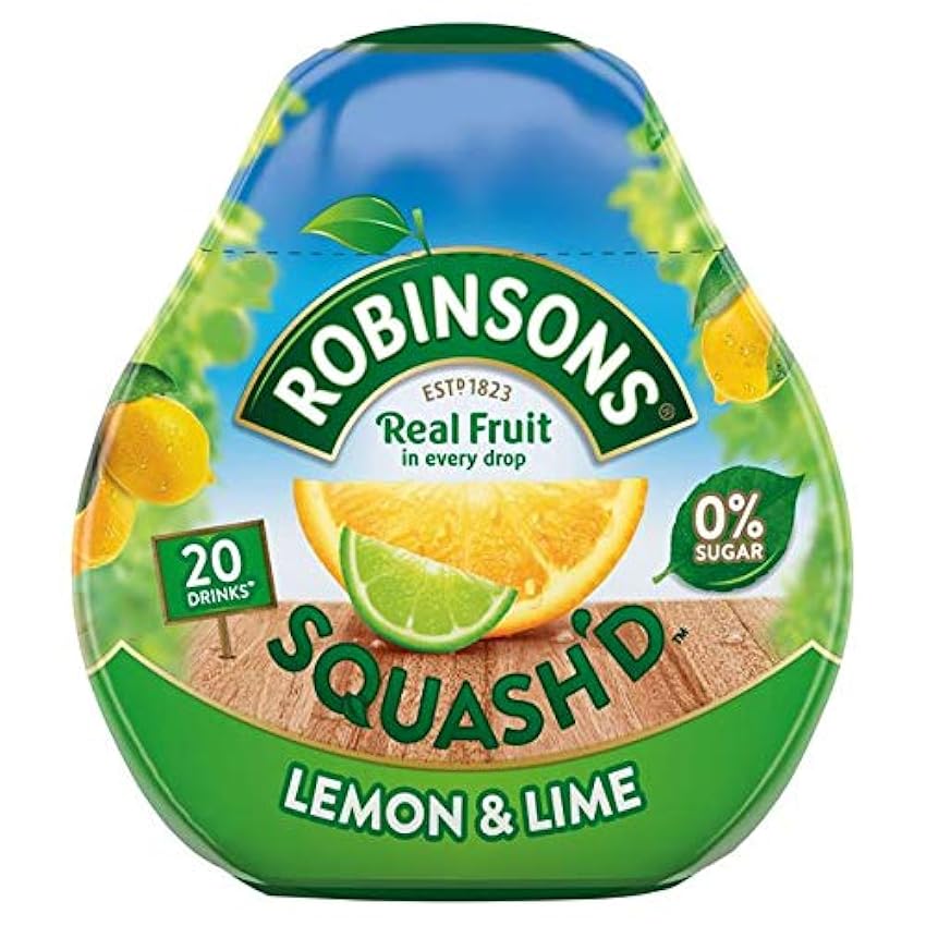 Robinsons Squash´d Manzana y grosella negra, limón y lima, frutas de verano, sin azúcar añadido (66 ml), paquete de 3 Oz4V8wqL