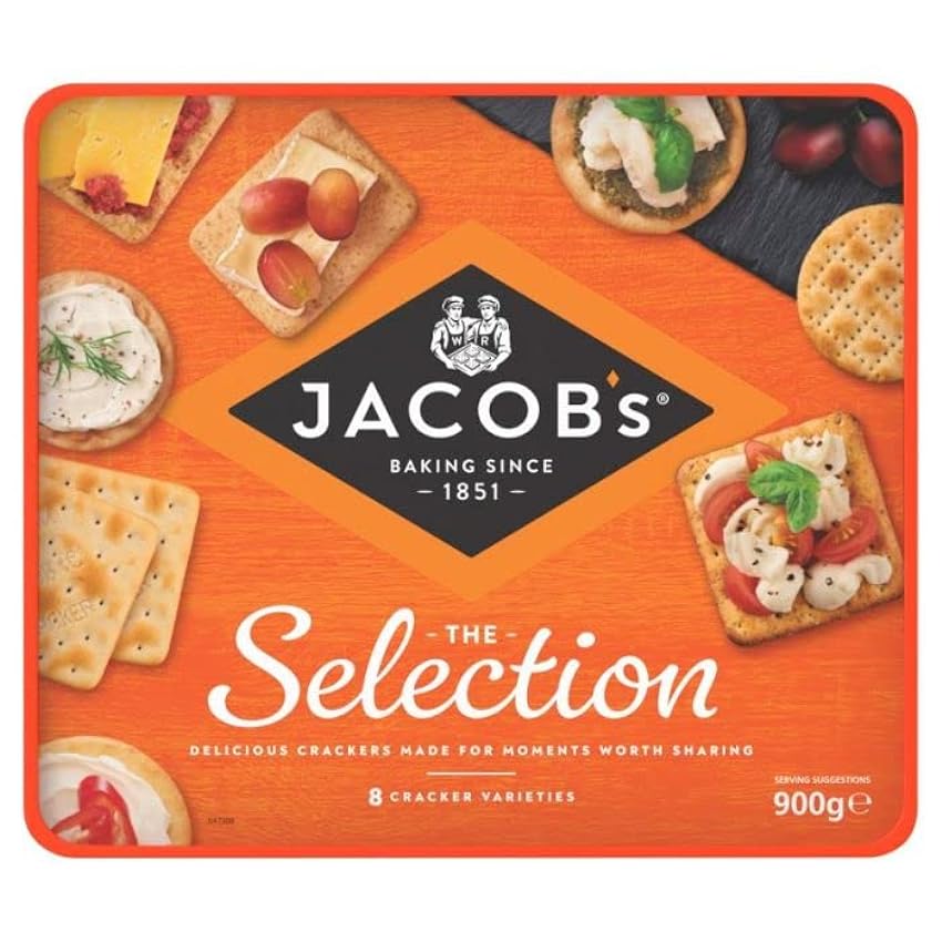 Jacobs Biscuits For Cheese - Pack Size = 1x900g K6BYMJ1w