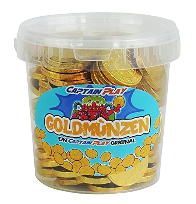 CAPTAIN PLAY Monedas de Oro Chocolate, Monedas de Oro C