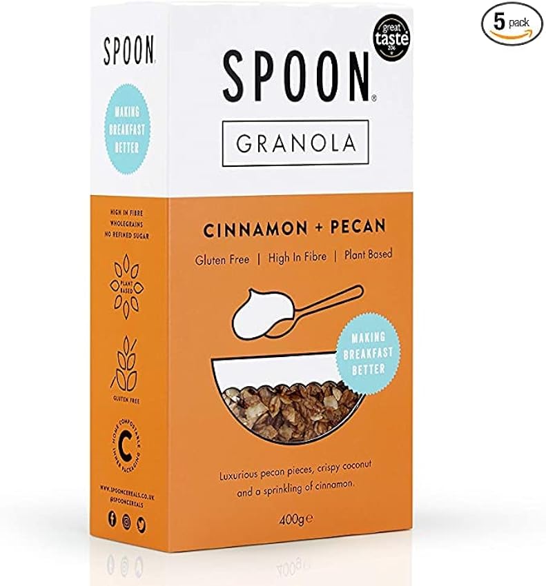 Spoon Cereals Granola de Canela y Pecana, 400g fRmOgtAt