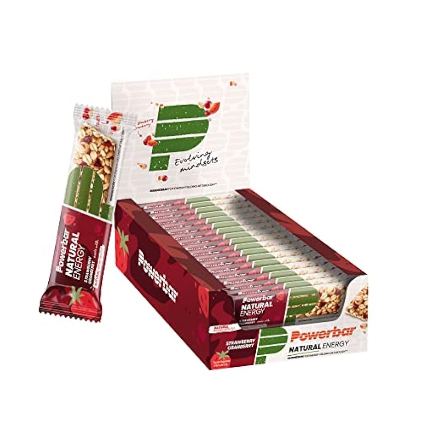 Powerbar Natural Energy Cereal Strawberry & Cranberry 18x40g oxxOcsjK