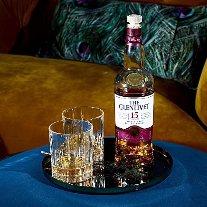 The Glenlivet Pack Whisky Escocés de Malta Premium 12 años, 700ml y 15 años, 700ml PpIHwKFP