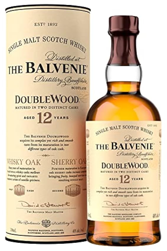 The Balvenie DoubleWood 12 años whisky de malta escocés, 70cl IxB2jh8f