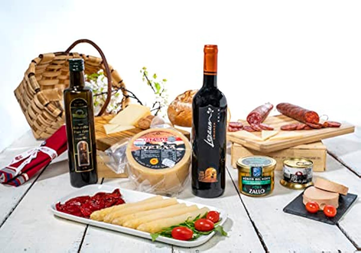 THE BASQUE gourmet - Cesta Gourmet para Regalar de Productos de Euskal Herria (LOTE 6) NIYfhadG